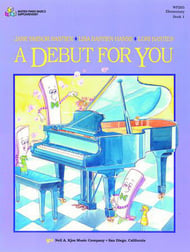 Debut for You No. 1 piano sheet music cover